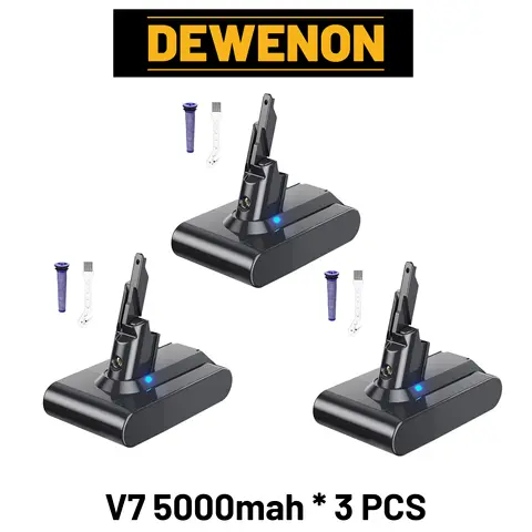 Rechargeable Battery for Dyson Vacuum Cleaner V6 V7 V8 Series SV07 SV09 SV10 DC58 DC31 DC34 Absolute Fluffy Animal Pro Bateria