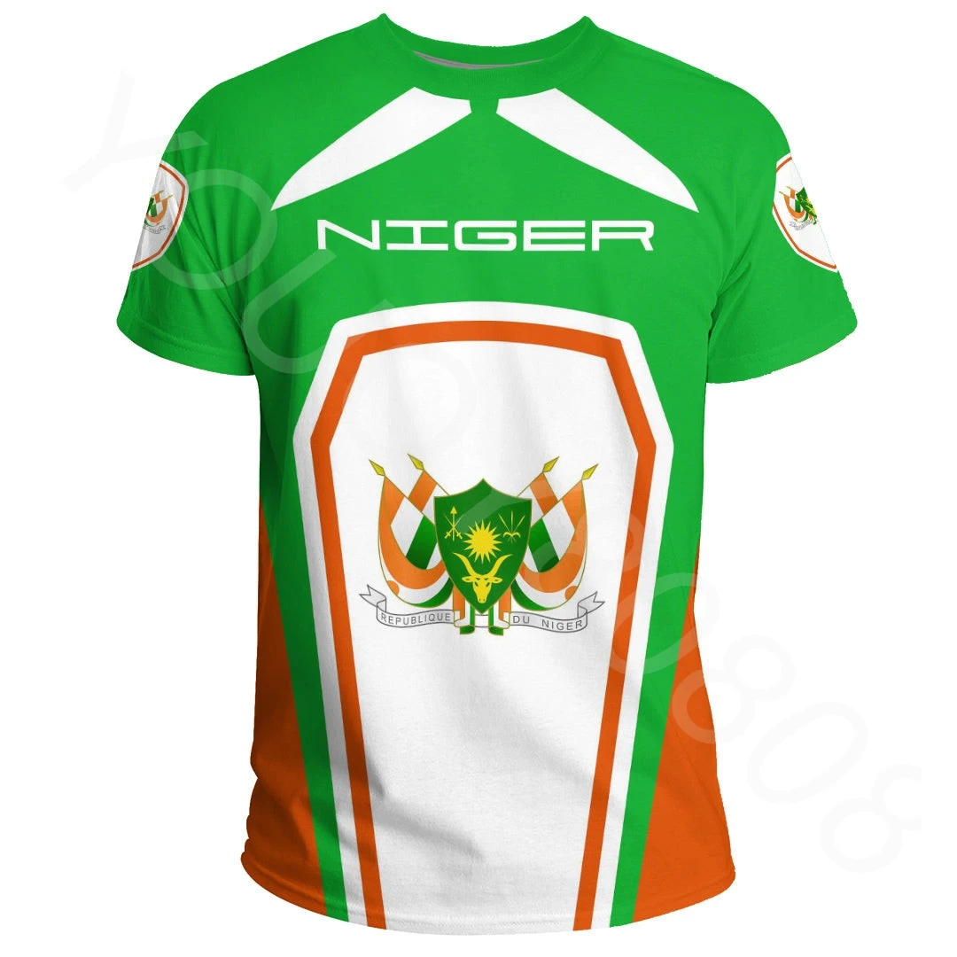 

Africa Zone Summer Men's T-Shirts Morocco Country 3D Printing Street Mens T-Shirts Niger Formula 1 T-Shirts