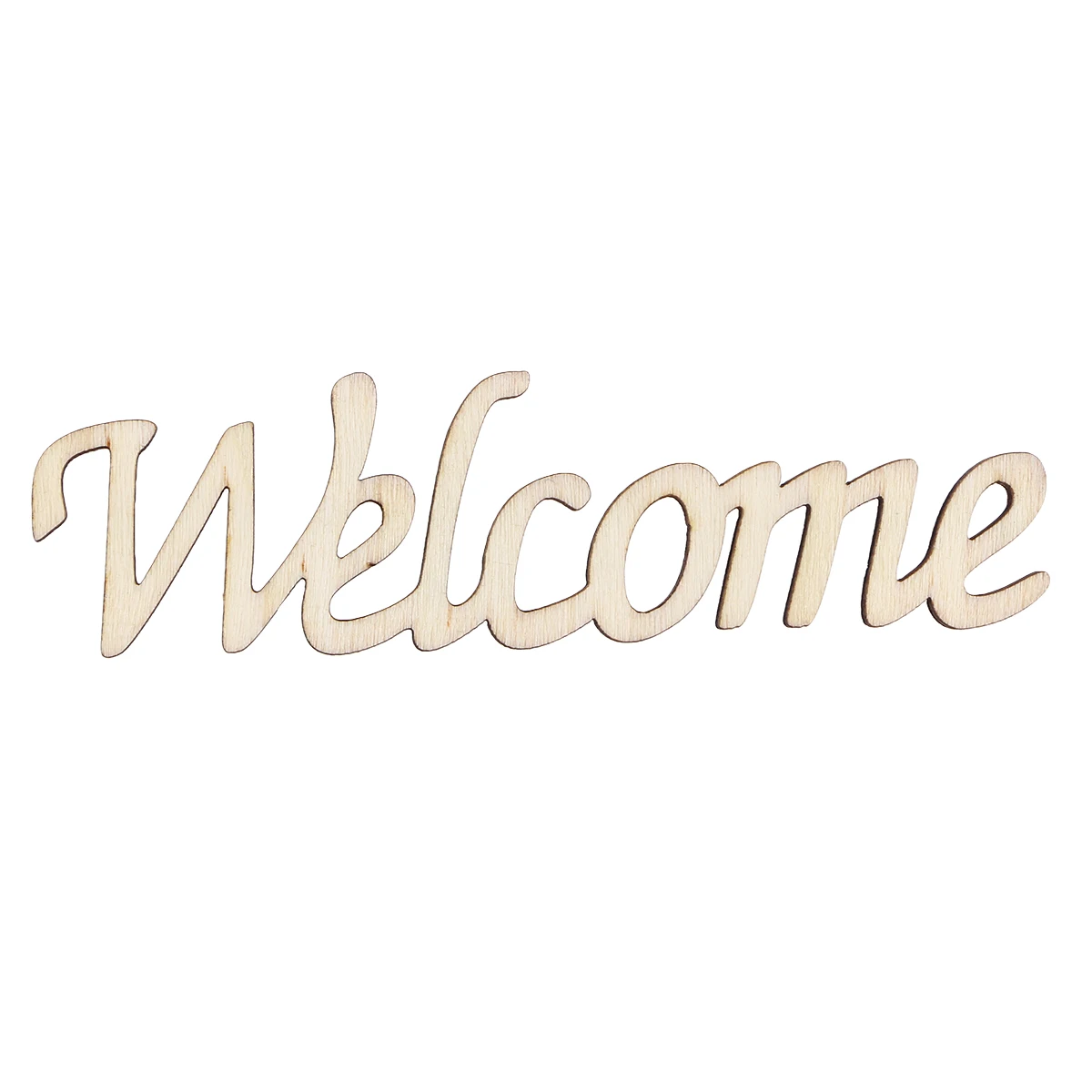 

10 pcs Wooden Decorative Sign 11.3X0.2Cm Smooth Wood Chips Diy Crafts Home Wedding Party Decoration Wood Sign Home Decor