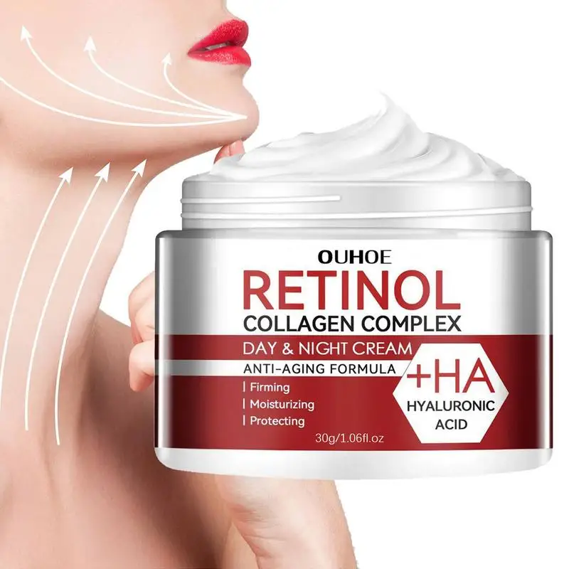 Retinol Face Moisturizing Cream With Vitamin C Licorice Root & Peony Extracts Night And Day Cream Reduce Fine Lines For Women