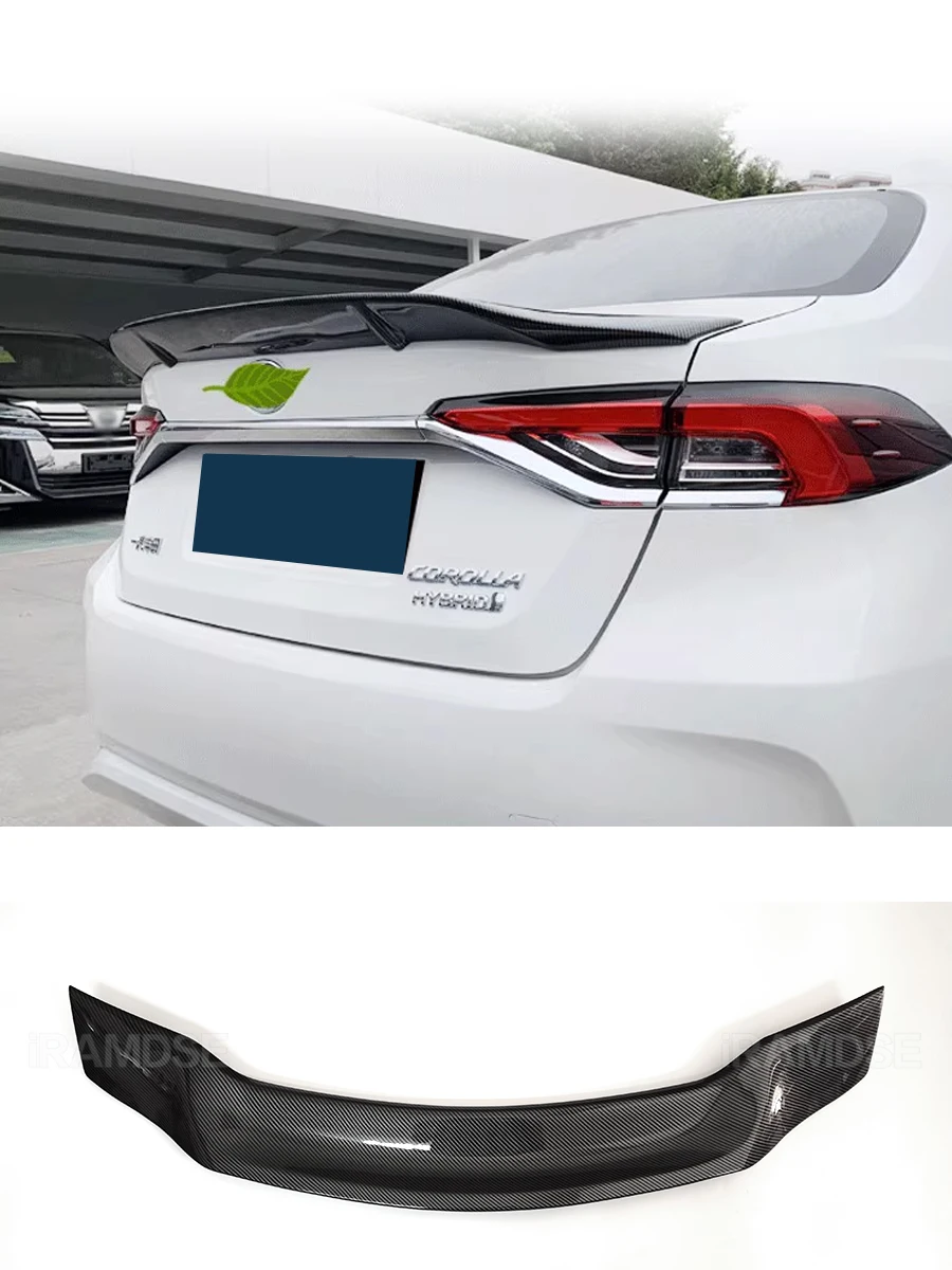 

Spoiler for Toyota Corolla Sedan 2019-2023 Carbon Paint Rear Trunk Wing ABS Accessories