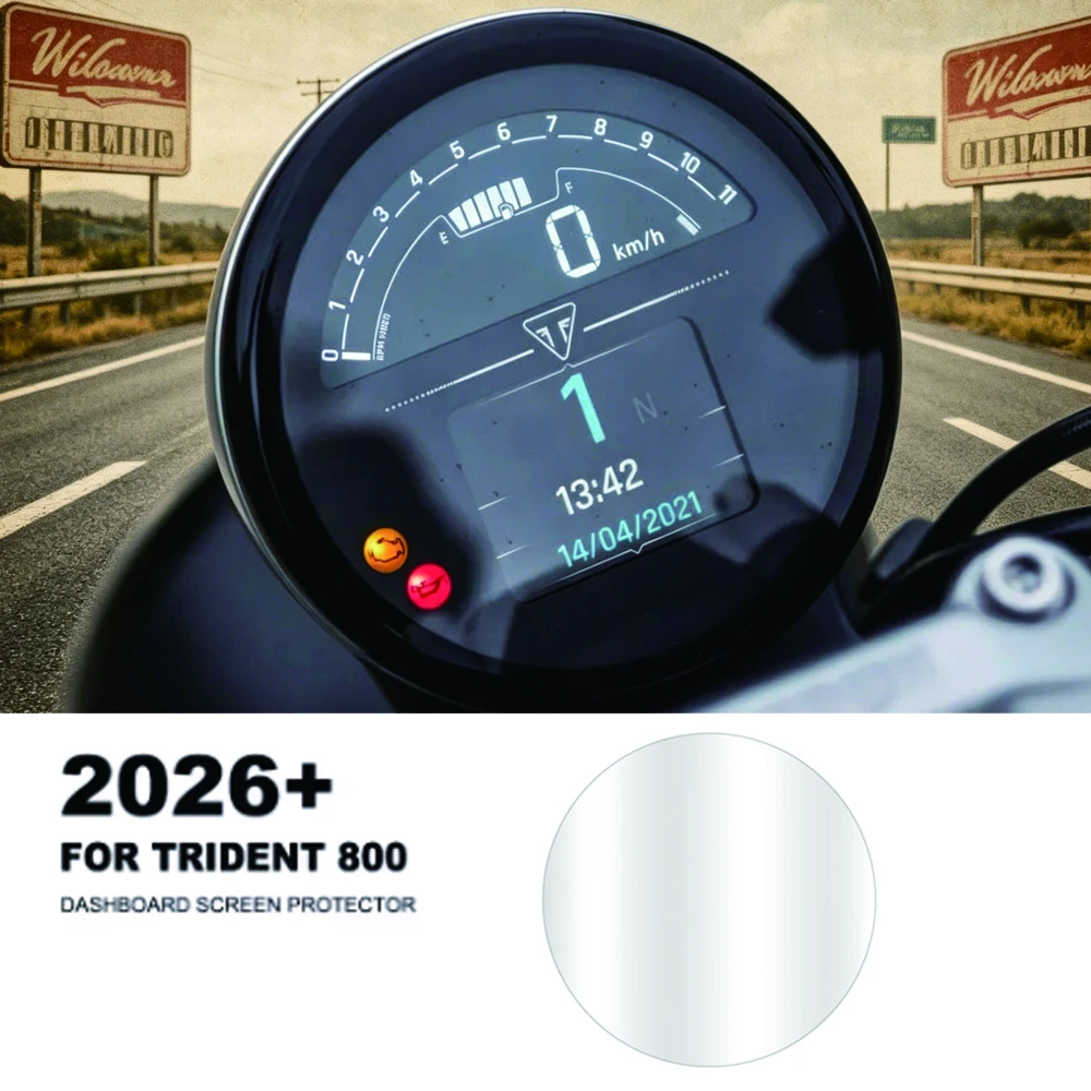Motorcycle Protection Instrument Film Accessories Scratch Cluster Screen Dashboard For Trident 800 For Trident800 2026 New