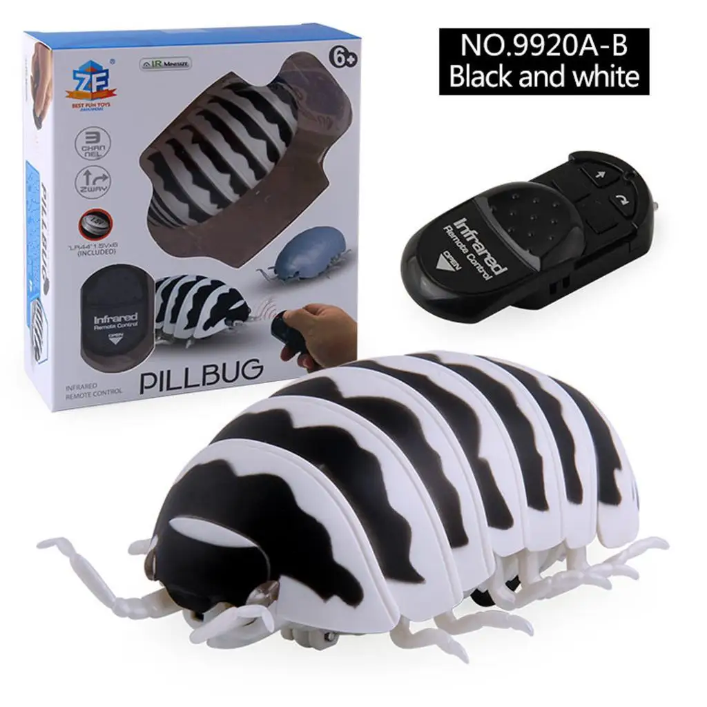 Remote Control Infrared Bugs Plastic Electric RC Animal Prank Toy Lifelike Scary Gift for Boys