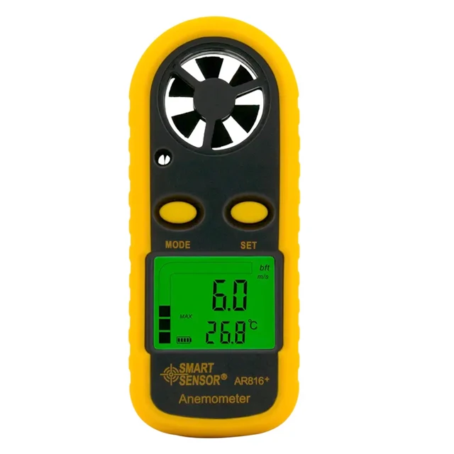 

Цифровой мини-анемометр SMART SENSOR AR816+
