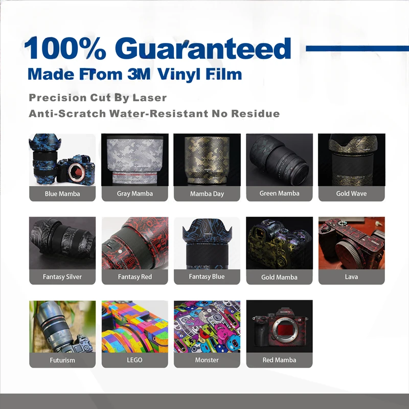 カメラデカールスキンラップフィルムfornikon z50、スクラッチ防止ステッカー、プロテクターケース
