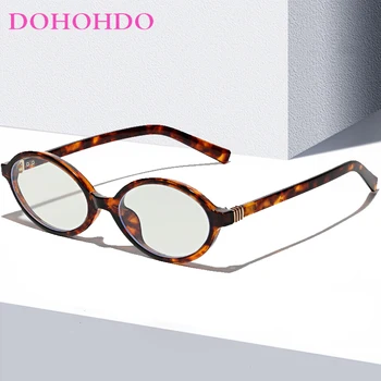 חדש רטרו סגלגל משקפיים מסגרת נשים אישיות אנטי-כחול אור גברים משקפיים דקורטיביים חמוד רגיל שעון משקפיים y2k