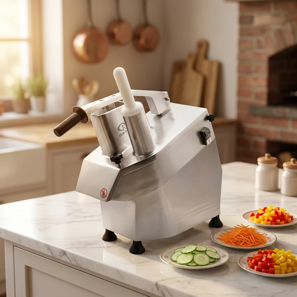 

VC300 CE Approved Aluminium Food Processor - Heavy Duty Commercial Vegetable Cutter