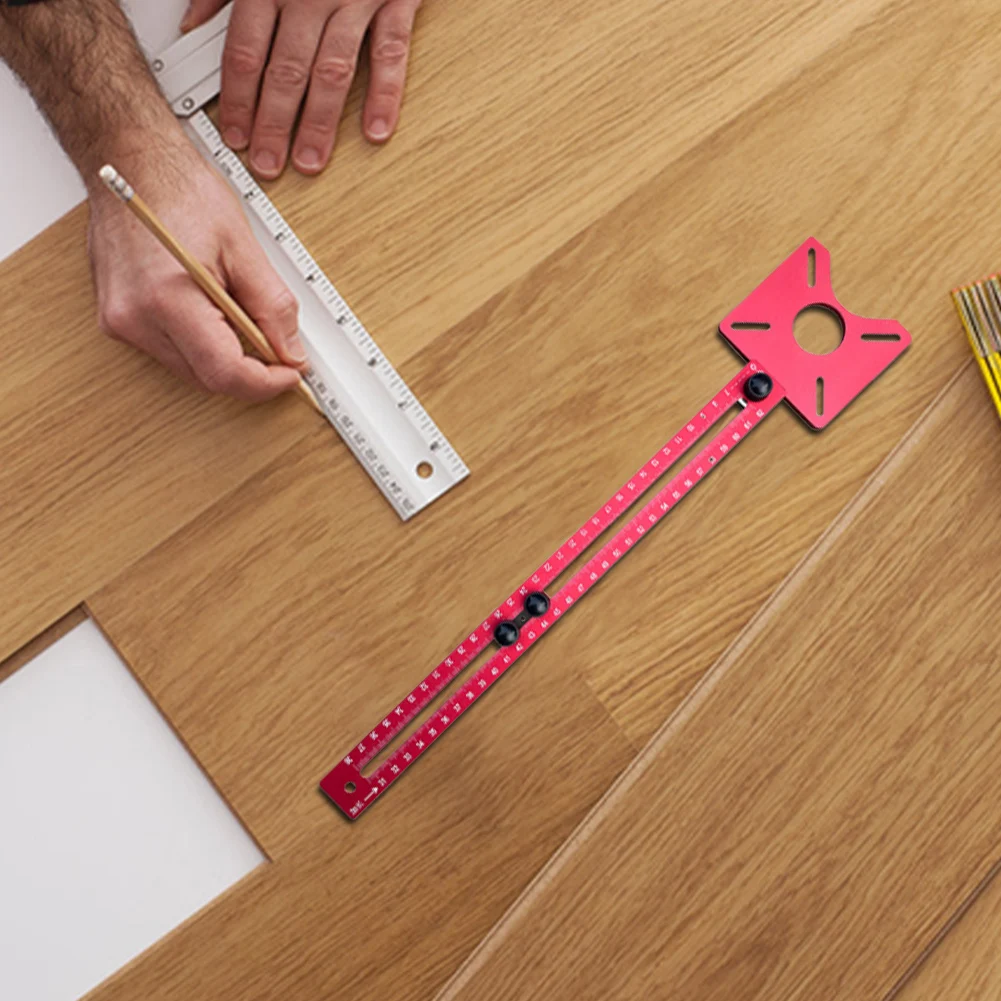 Router Frezen Groefbeugel Aluminium Universele Router Tafel Inzetplaat met Basis Timmerwerk Cirkel Snijden Gids Board