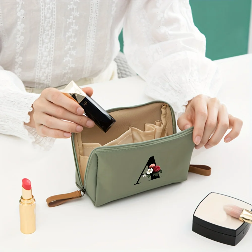 1 Stück multifunktionale Aufbewahrungstasche für Damen, modische Make-up-Tasche, tragbare Reise-Kulturtasche, geeignet für Geschäftsreisen und Reisen – Detail 4