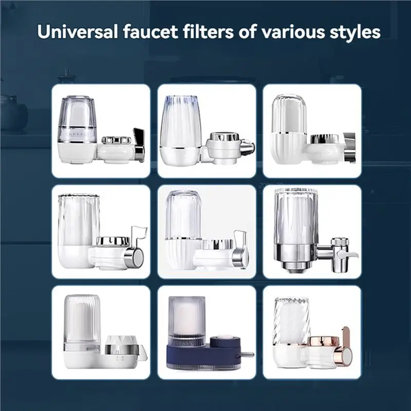 ABGG-فلتر بديل متقدم لتنقية الصنبور 6 قطع ترشيح طويل الأمد للمياه النظيفة والآمنة