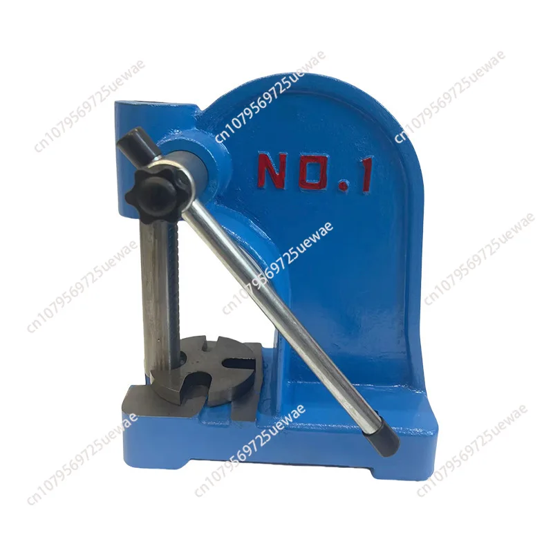 

Arbor Press 1 Ton Manual Leverage Mountable Bearings Cast Iron for Riveting, Squeezing, Punching, Bending, Pressing