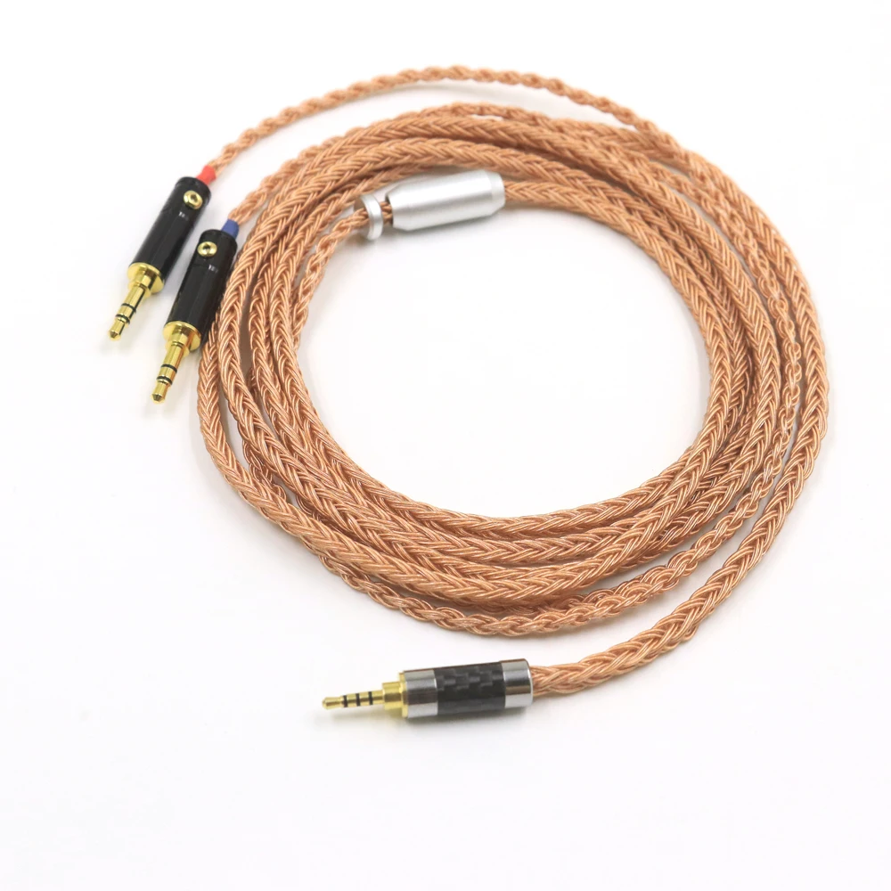 2.5 4.4mm 4 pin Xlr 16 rdzeni słuchawki kabel do słuchawek dla 3.5 Hifiman Ananda sundara HE1000se HE6se he400 Z7M2