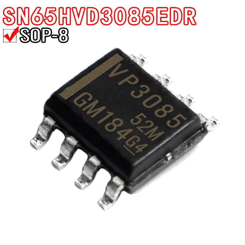 5PCS SN65HVD3082EDR（VP3082） SN65HVD3085EDR（VP3085） SN65HVD3088EDR（VP3088） SN65HVD485EDR（VP485）