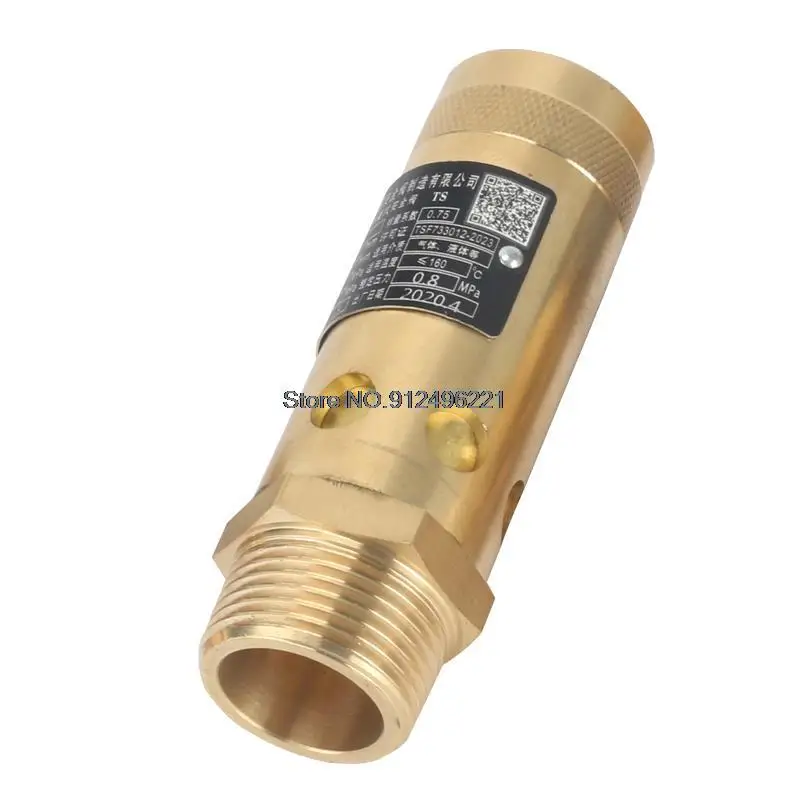 Air Compressor Safety Pressure Relief Valve Spring Type Male A28X-16T DN8 1/4