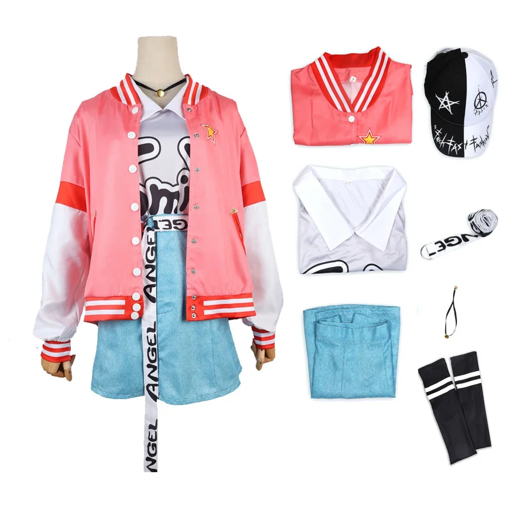 Azusawa Kohane Cosplay Costume Anime Colorful Stage Azusawa Kohane Outfits Wig Hat for Women Girls Carnival Comic Con view 6