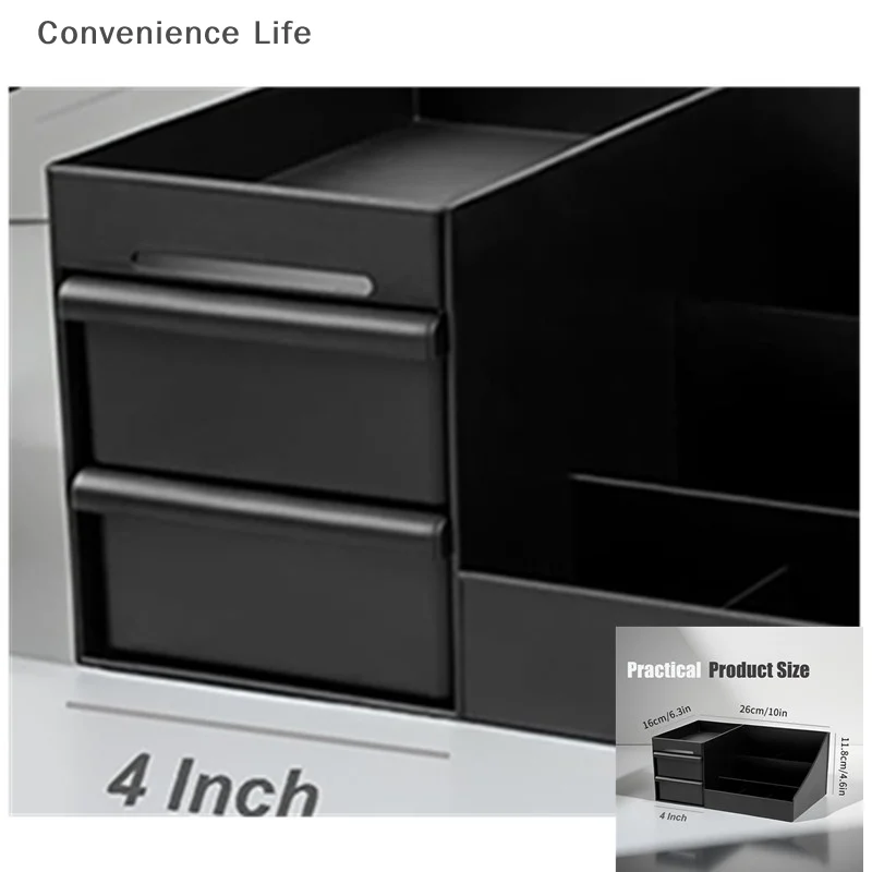 Soporte organizador de Perfume para tocador, soporte de Colonia para encimera, bandeja de exhibición con cajones, almacenamiento de baño para hombres y mujeres