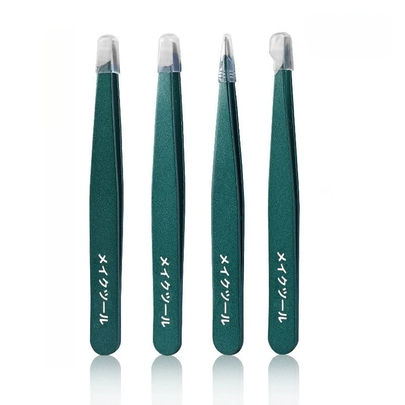 4-teiliges professionelles Augenbrauen-Haarentfernungs-Pinzetten-Set, perfekt für eine sehr mühelose und entspannte Entfernung – Detail 9