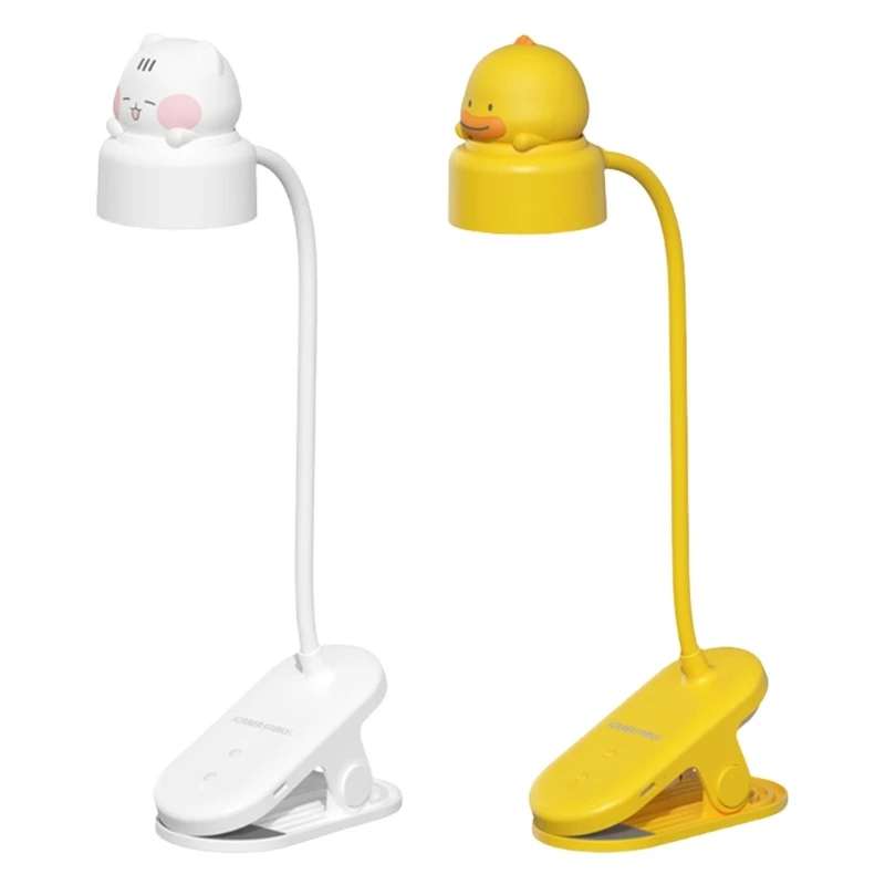 

Portable Clip on Desk Lamp with Flexible Neck and 3 Adjustable Brightness Plastic Texture for Students and Office Use