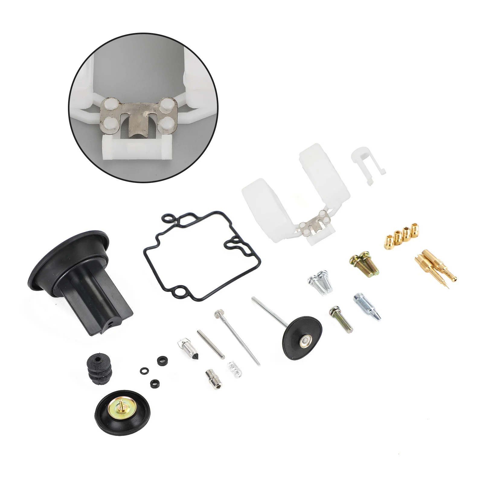 Artudatech Carburetor Carb Rebuild Kit acceleration pump fit for KT CVK24 Scooter Racing