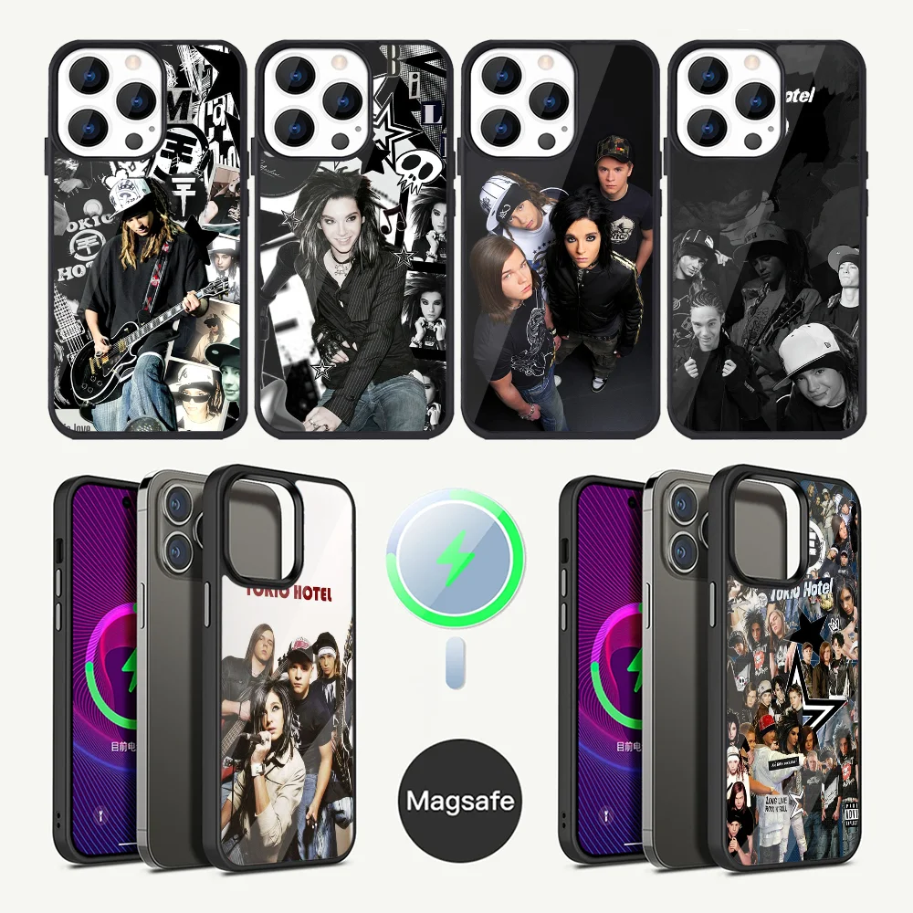 Tom Bill Kaulitz Tokio Hotel Phone Case For iPhone 15,14,13,12,11,Plus,Pro,Max Mini Magsafe Magnetic Wireless Charging