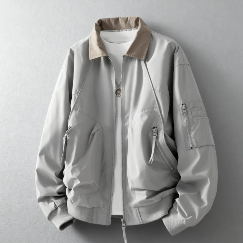 

2025 Autumn and Winter Men's Handsome Versatile Jacket Trendy High Quality Retro Loose Comfortable Fashion Casual Jacket for Men