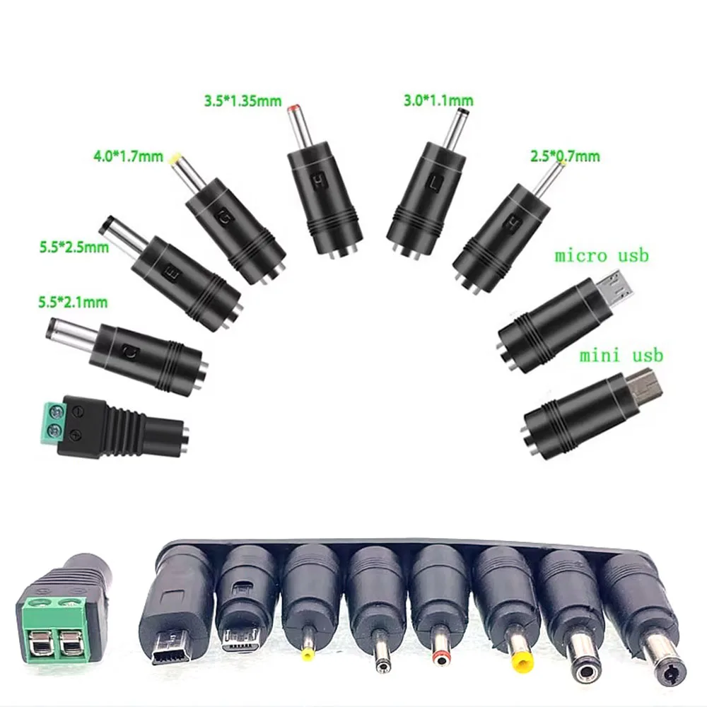 3V 4.5V 5V 6V 7.5V 9V 12V AC DC Adaptor Adjustable Power Adapter Universal Charger Supply Connector for led light strip lamp 30W