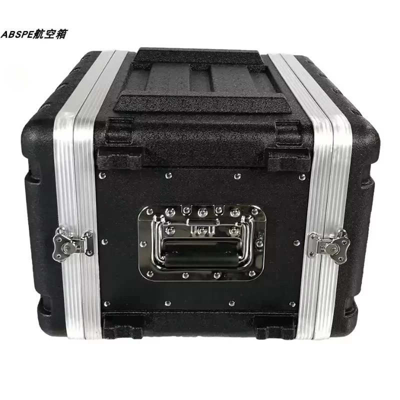 ABS Plastic 6U 310 Medium Audio Equipment Chassis Portable Air Case Cabinet For Power Amplifier Wireless Microphone Receiver