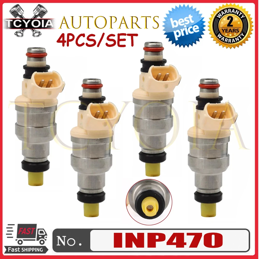 4 unids/lote INP-470 boquilla de inyector de combustible para Suzuki 92-98 Sidekick X-90 96-98 1.6L INP 470 INP470 15710-58B00