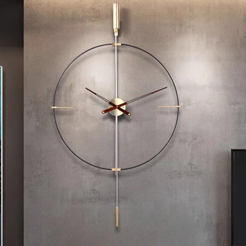 Restaurant Minimalist Wall Clocks Bedrooms Vintage Korean Big Size Interior Design Wall Watch Luxury Simple Horloge Horloge