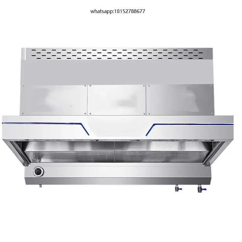 Low-Altitude Oil Fume Purification Stainless Steel High Suction Smart Commercial Range Hood