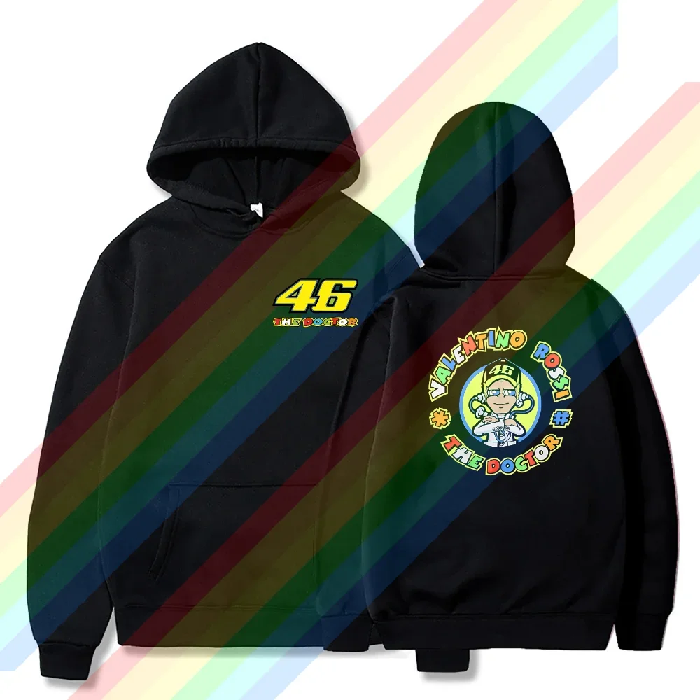 

2024 Oversized Men Moto GP The Doctor Motorcycle Race Sportor Rossi Hoodies Women Thermal Sportswear Long Sleeves Unisex S-3XL