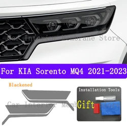 For KIA Sorento MQ4 2021-2023  Car Exterior Headlight Anti-scratch Front Lamp Tint TPU Protective Film Cover Accessories Sticker