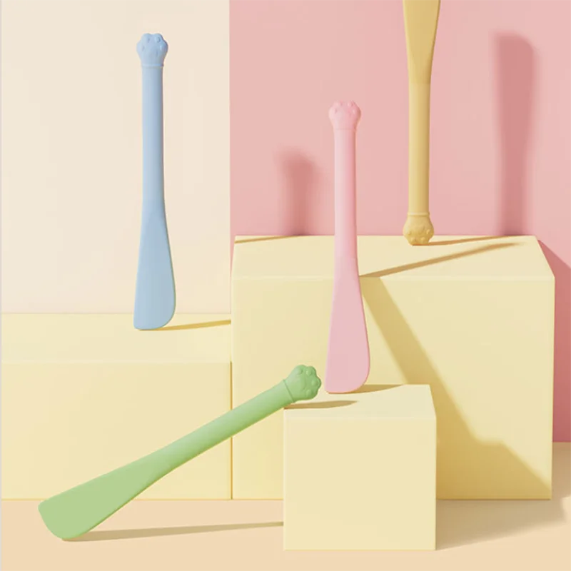 Cuillère à long manche pour chat de compagnie, ouvre-boîte multifonctionnel pour animaux de compagnie, ouvre-couvercle de cuillère d'alimentation pour chat pour canettes de chat.