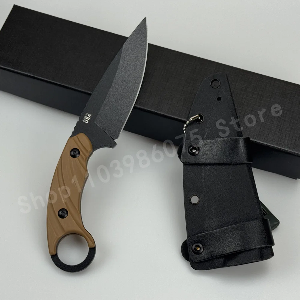 

CUT Field Survival Knife 8Cr13Mov Blade Nylon Fiber Handle Outdoor Camping Survival in The Wild and Everyday Carry Men's Gifts