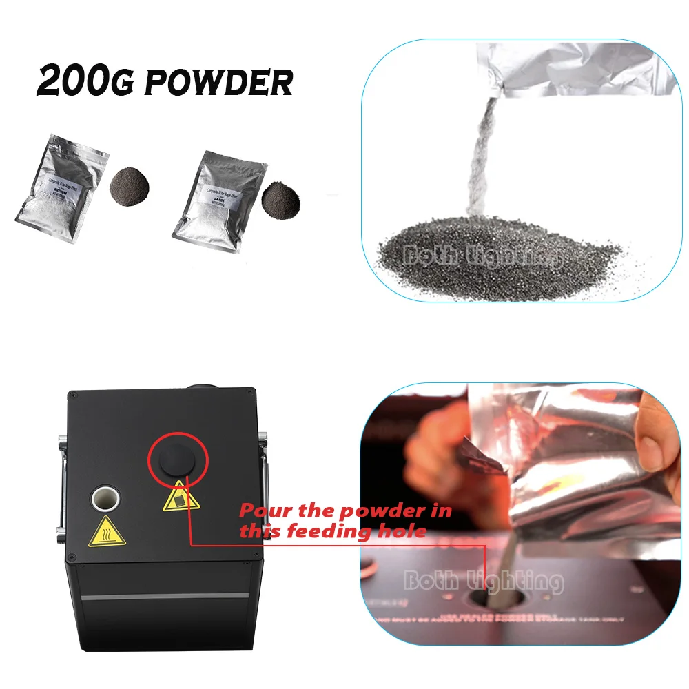 2pcs With flight Case 650W Cold Spark Machine Stage Equipment Effect Dmx512 Sparkular Machine for Dj Wedding