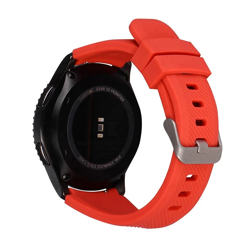 Solid color Silicone Sports Replacement watchband for Samsung Galaxy Watch 4 Active2 20/22mm