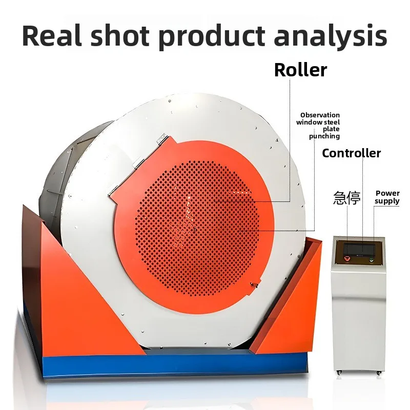Bag roller drop tester, suitcase rollover impact test box, drop detector