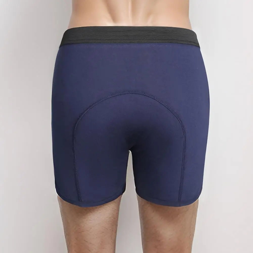 Men Incontinence Underwear Breathable Rayon Boxer Briefs Confidence-enhancing Boxer Briefs Protective Lining Men Boxers 2025