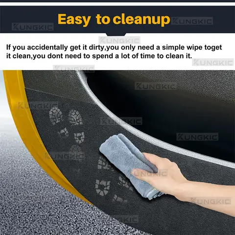 Dörrskydd för Fiat 500/500C 2008-2024/ 500E 2012-2019/ Abarth 595 695 2012-2024 vänsterstyrd högerstyrd bilkolfibermatta, tillbehör 8 best sales 500 öre - №5
