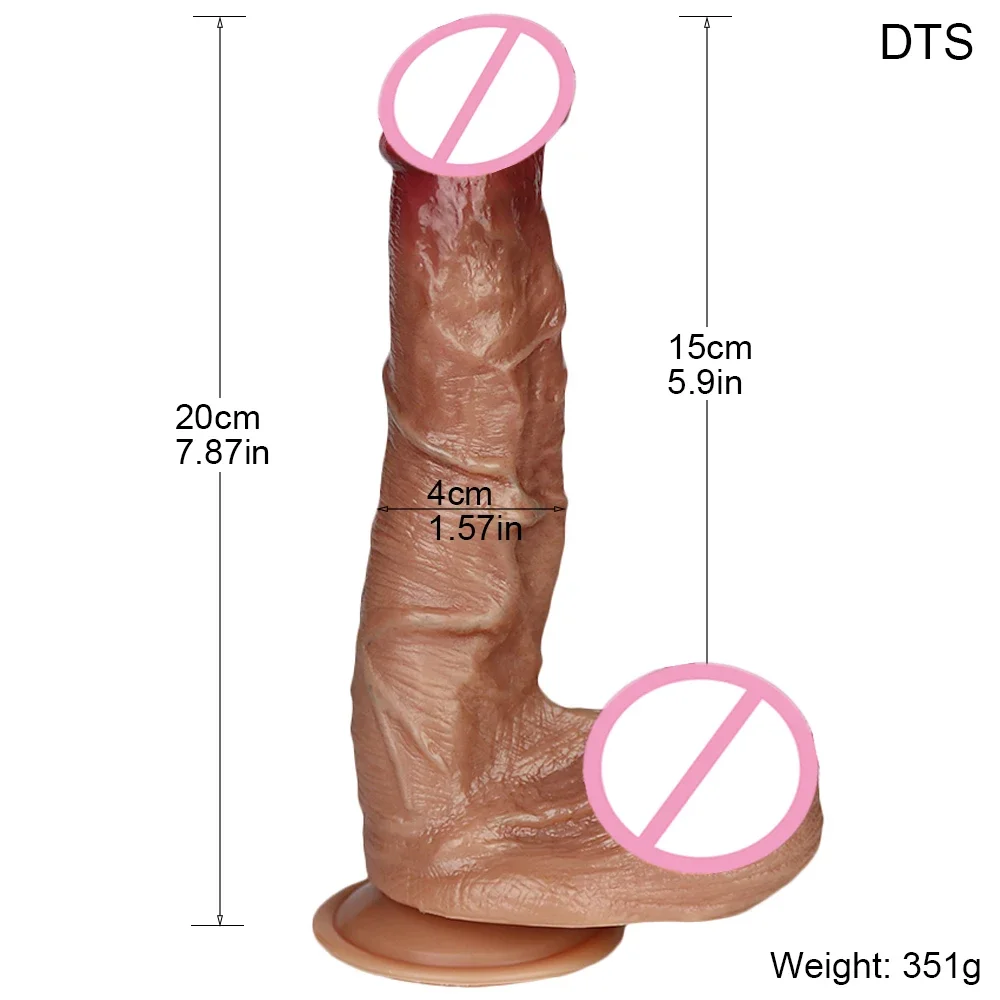 Super Realistic Liquid Silicone Dildo Perfect Gag Big Penis Huge Dick Gay Anal Sex Toys For Woman Strapon Female Masturbator