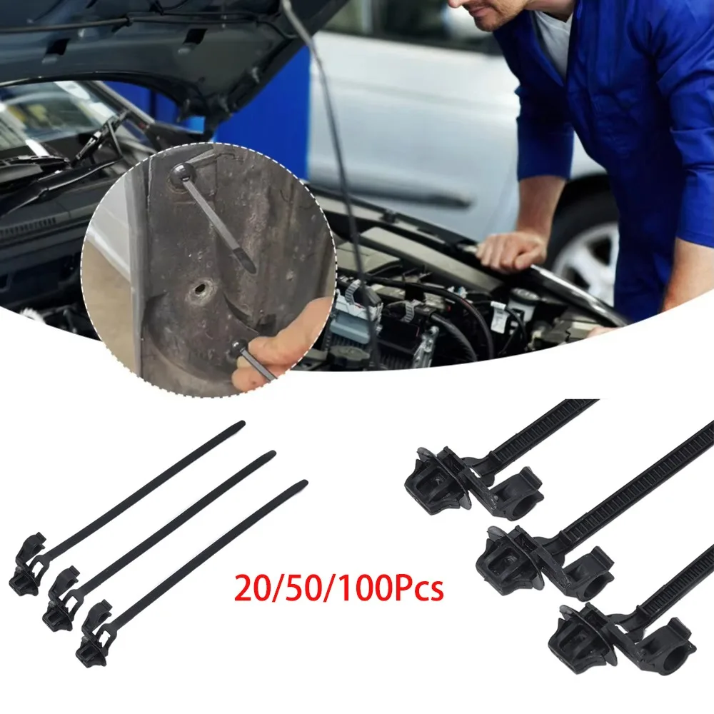 

New Nylon Cable Tie Buckle Practical 150*3.6mm Fastening Rings Universal Reusable Heavy Duty Nylon Zip Ties Car Daily Repair