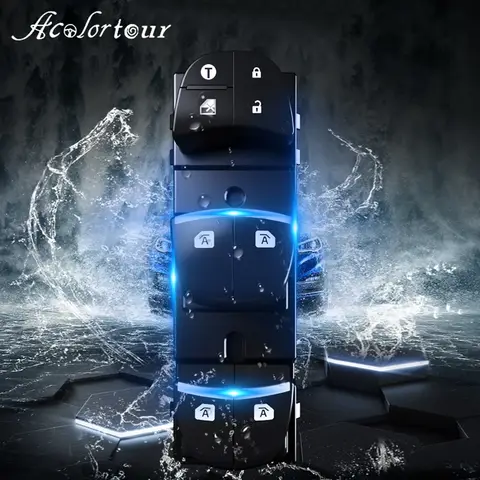 LED 스마트 창문 스위치 전기 유리 리프트 단추, 닛산 X-Trail T32 Qashaqai J11 Serena C26 C27 Murano 자동차 액세서리