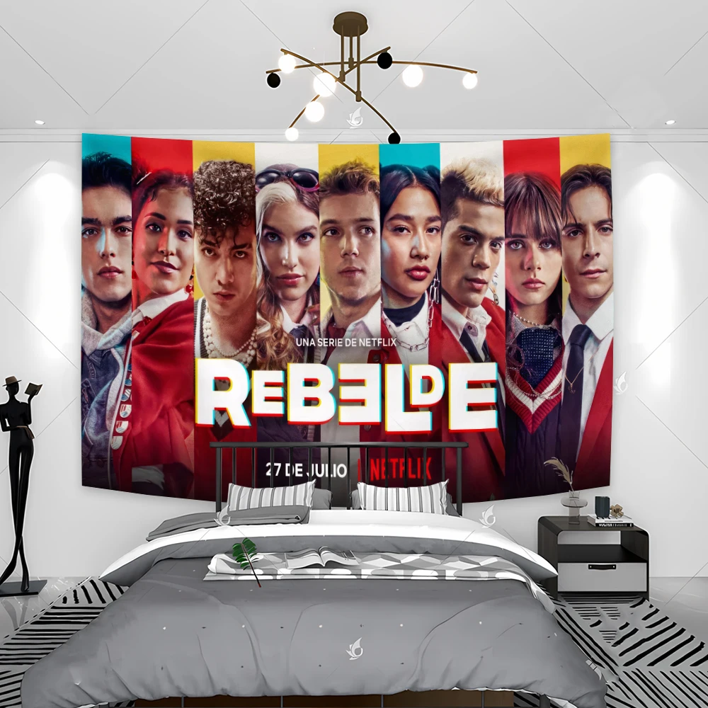 90x150cm Mexican Popular Youth Drama Reb High School Decoration Room Background Tapestry Poster Flag