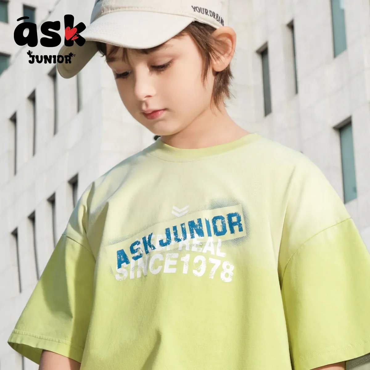 تي شيرت ASK Junior Tween Boys صيفي بأكمام قصيرة مناسب للبشرة وجيد التهوية #5