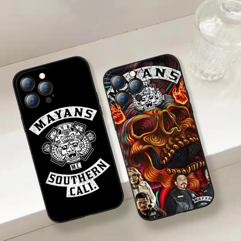 TV Series Mayans M.C Phone Case For Iphone 14 12 11 13 Pro Max Mini X XR XS 7 8 Max SE 2020 Soft Phone Covers