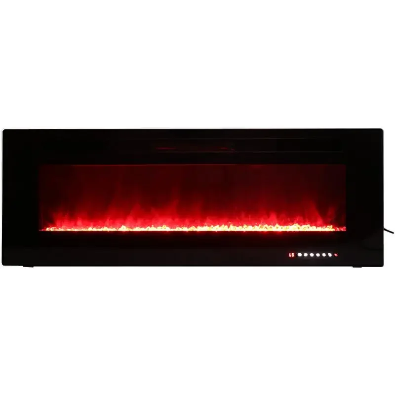 

60 Inches Long Wall Mounted Electric Fireplace For Living Room