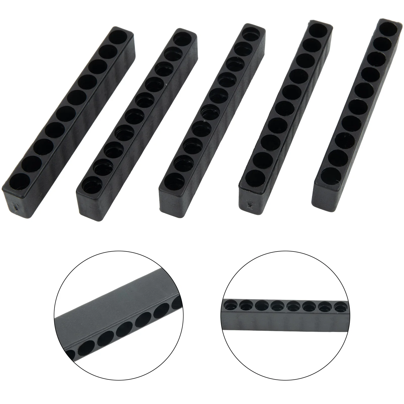 10 Holes Screwdriver Bit Holder Storage Soft Rubber Organizer 1/4 Inch Hex Screwdriver Head Drill Bit Stand Case Hand Tools