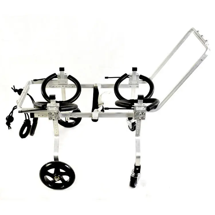 The new disabled pet wheelchair adjustable  pet walker wheelchair  cart for elder dog cat pet wheelchair