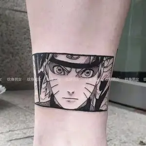 Naruto wasserdichte Tattoo -Aufkleber, Langzeit, Uzumaki, Kakashi, Gaara, Orochimaru, Karikatur, Kindergeburtstagsspielzeug, Geschenke 8 Hauptverkäufe Naruto Tattoo - №7