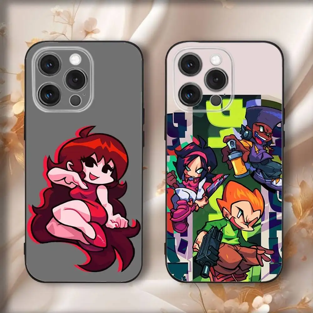 

F-Fridays Nights F-Funkin Phone Case For iPhone16,15,14,13,12,11,Pro,Max,Plus,X,XS,SE4,E,Mini,Soft Black Case